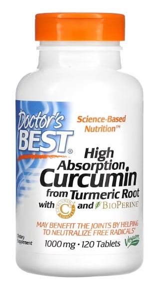 고흡수율 커큐민, 1,000mg, 120정