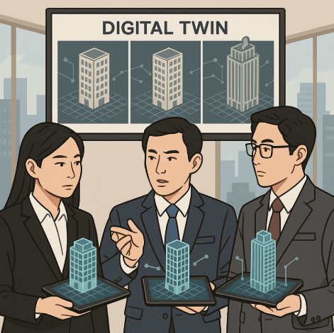아시아 디지털 트윈 기술력 비교 한국 일본 중국