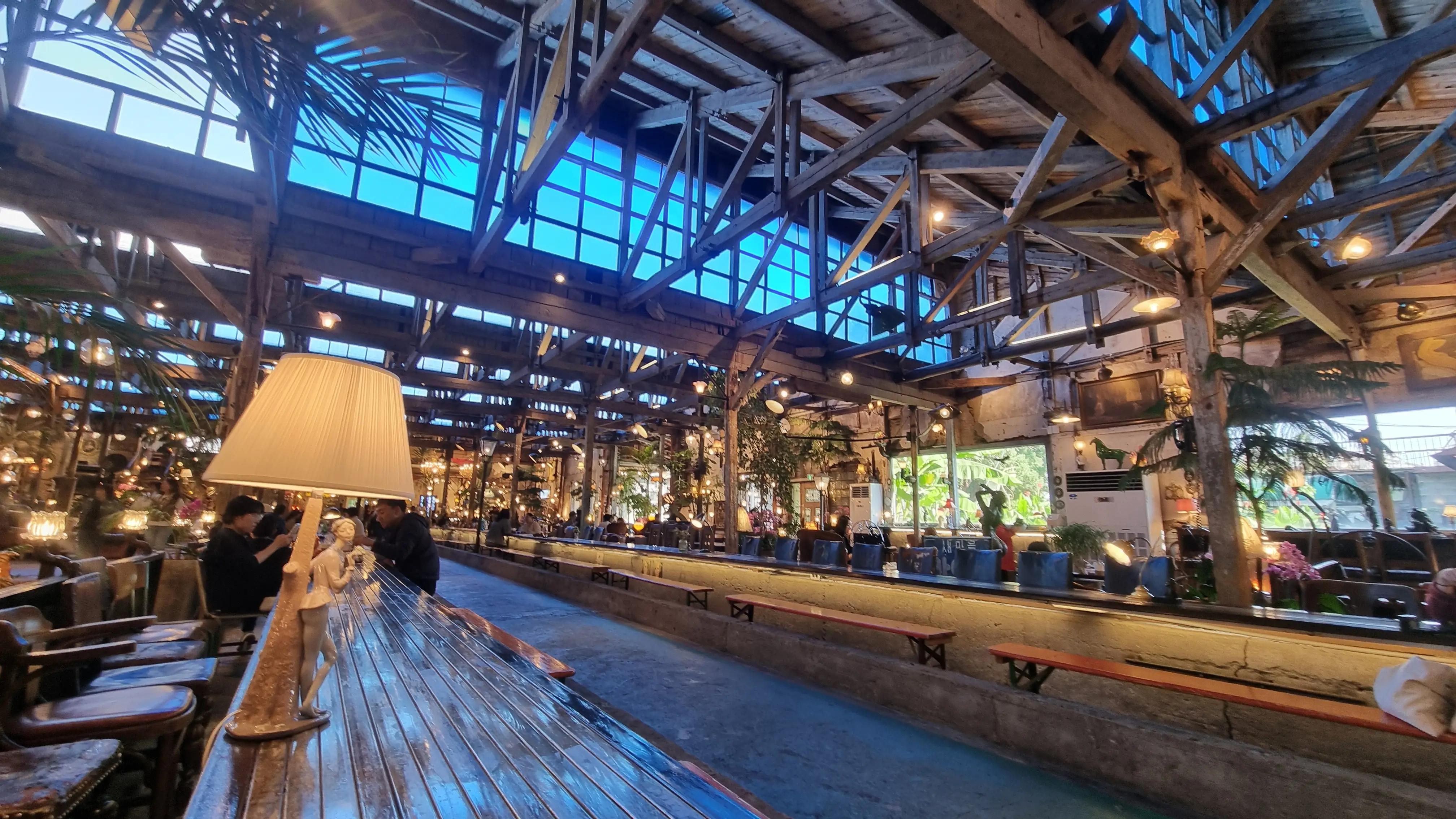 단풍이 시작된 강화 전등사, 레트로 까페 조양방직, 주차장, 메뉴 , 강화도 여행