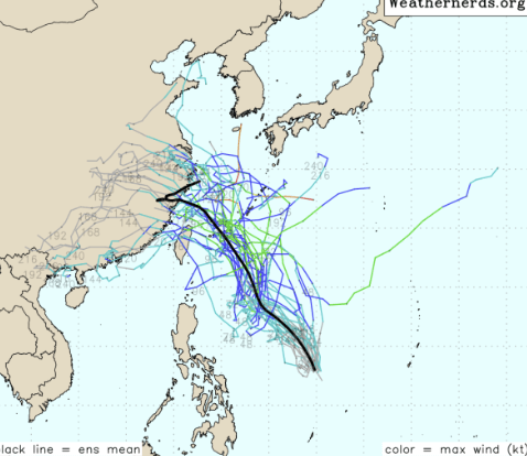 태풍 7호 예상 경로