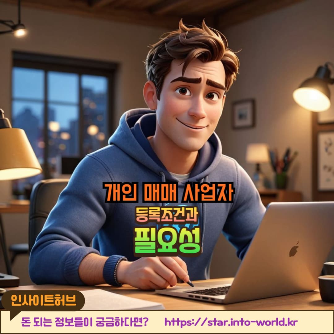 부동산 개인매매사업자란? 등록 조건과 필요성