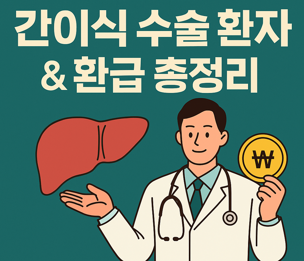 간이식 수술 환자 &amp; 공여자 본인부담상한제 환급 총정리