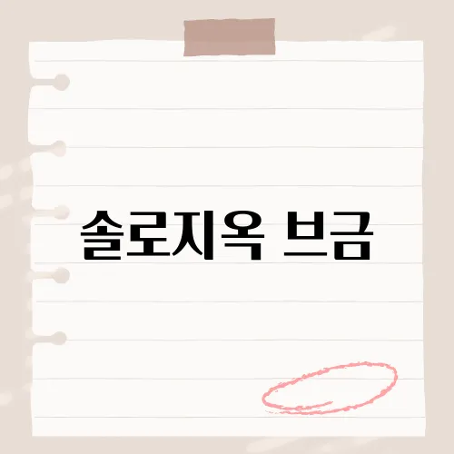 솔로지옥 브금, 플레이리스트 숨겨놨다?