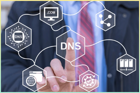 DNS의 기능을 설명하는 연결 이미지