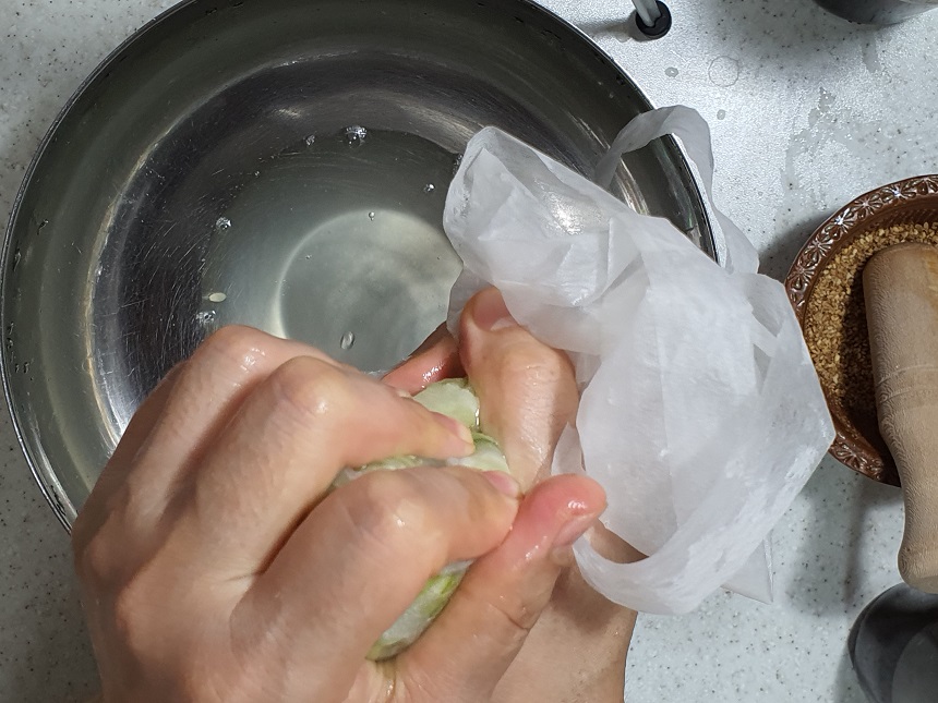 오이무침