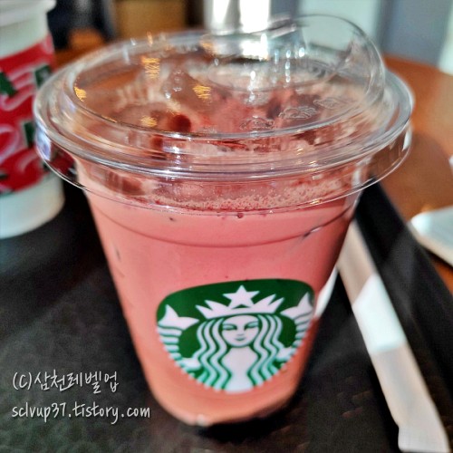 스타벅스 휘핑크림 없는 아이스 시그니처 초콜릿 톨 한잔