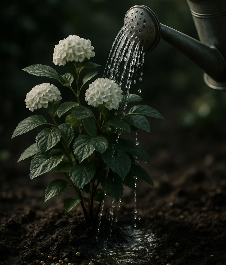 물과 양분&amp;#44; 과하지 않게 꾸준하게