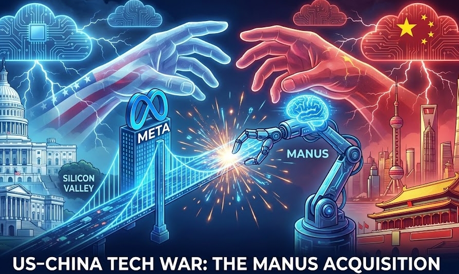 메타 vs 중국 상무부, '마누스' 인수전 발발! 틱톡 사태 재현되나? (관련주 및 AI 에이전트 전망)