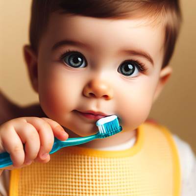 아기 양치질