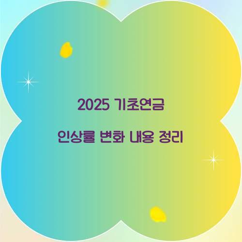 기초연금 인상률