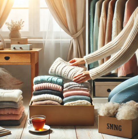 봄맞이 겨울옷 효율적 정리방법