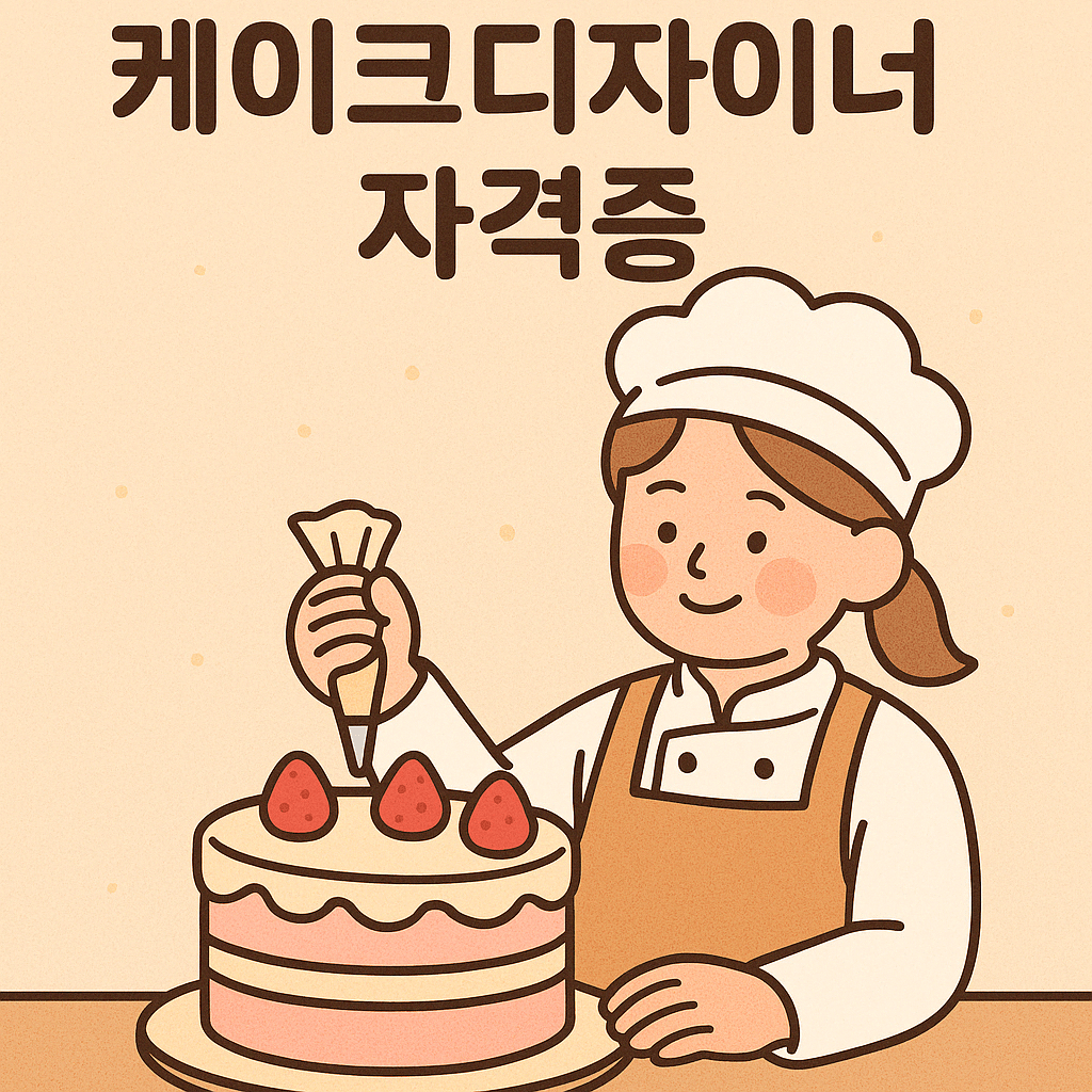 케이크디자이너 자격증 취득방법부터 활용까지｜2025년 최신 가이드
