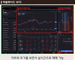 KB증권 Mable 와이드 MTS 메인 화면