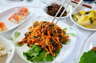 바다송어회무침-출처홍성남당항블로그