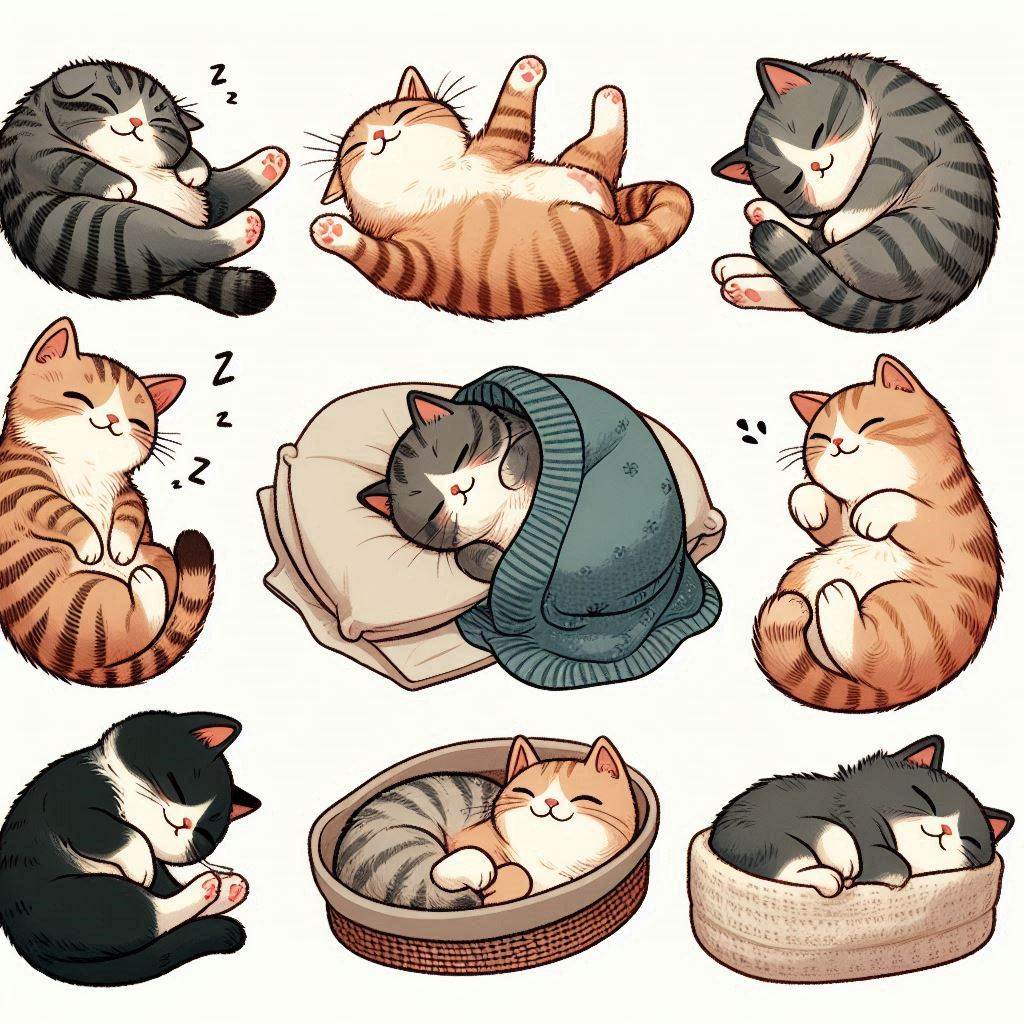 고양이의 수면 패턴