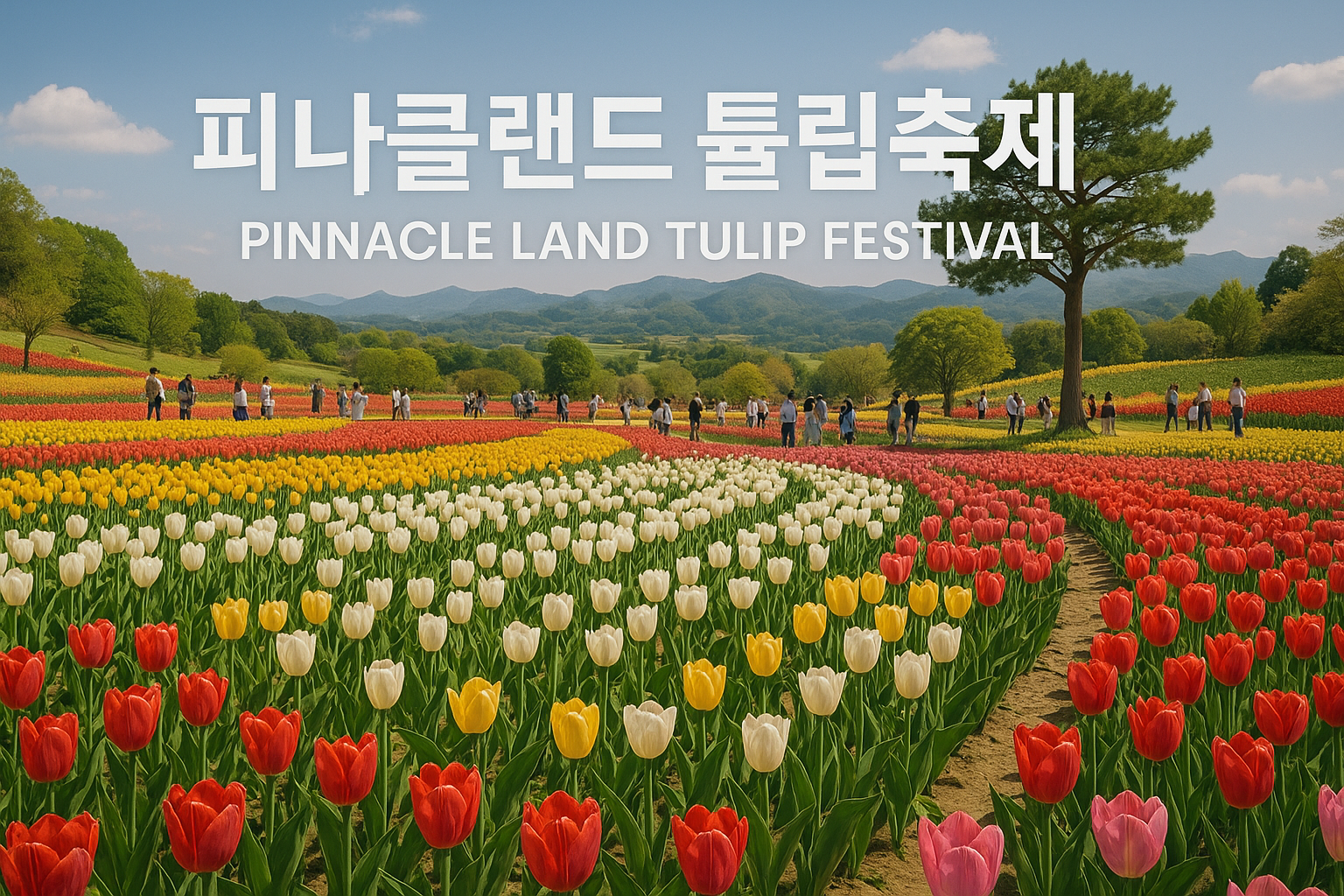 아산 피나클랜드 튤립축제 가볼만한곳