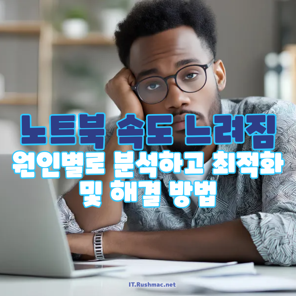 노트북 속도 느려짐