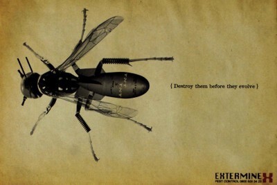 살충제 광고 카피 인쇄광고