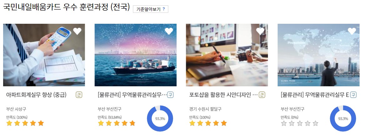 우수훈련과정