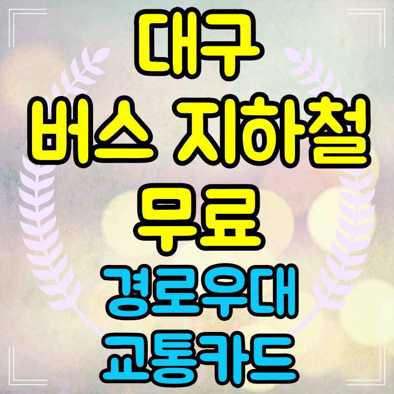 어르신통합무임교통카드