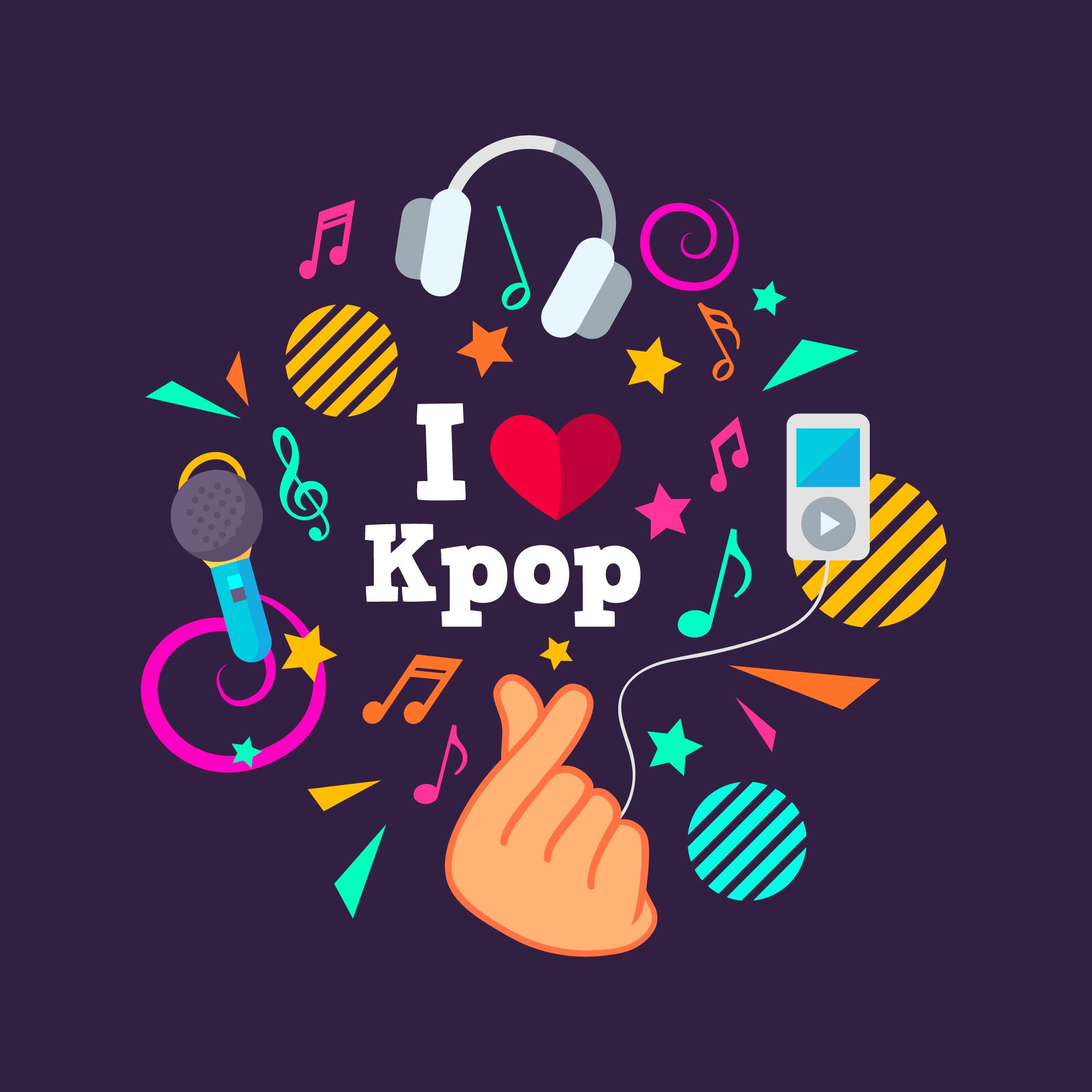kpop 에 대한 관련 일러스트