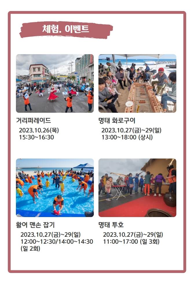 고성 통일 명태 축제