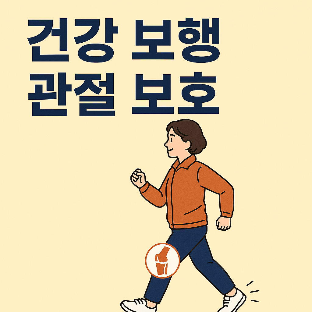 건강 보행 관절 보호