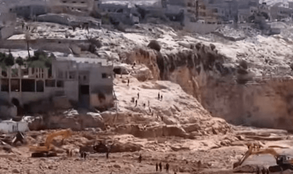 리비아 대홍수 피해 현장