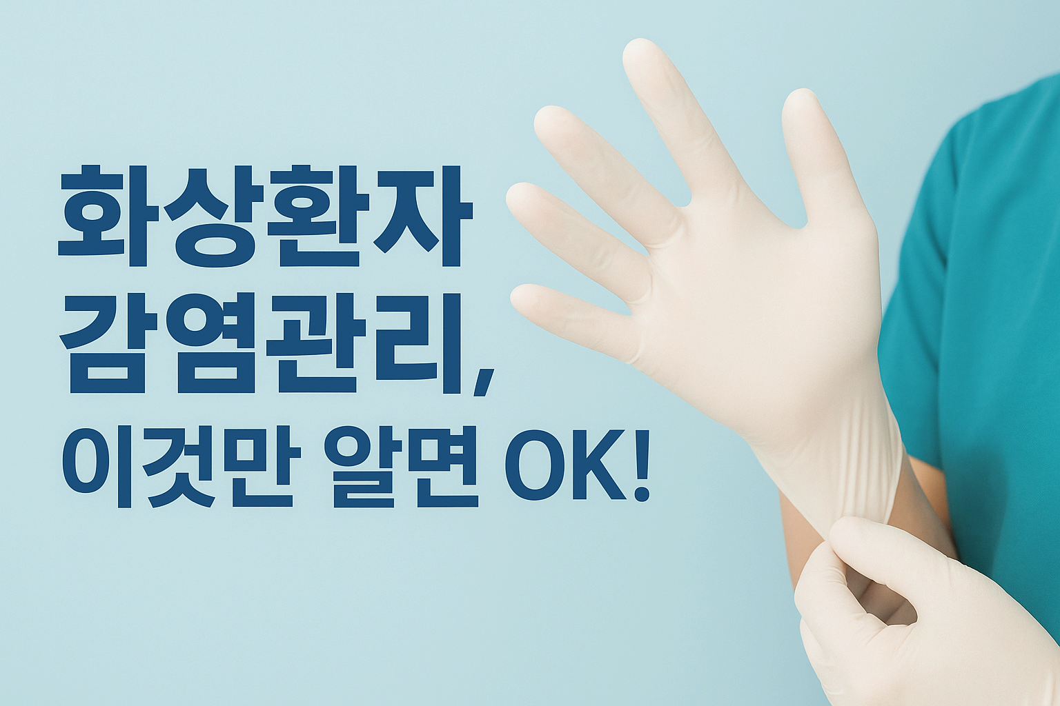 신규간호사 필독｜화상환자 소독·드레싱·감염관리까지 한눈에 정리!
