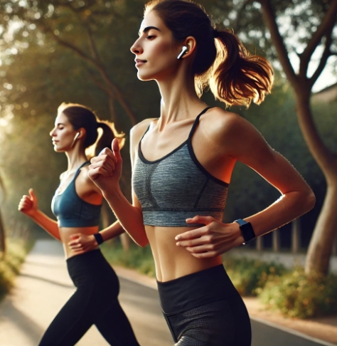 리듬호흡을 하는 러너