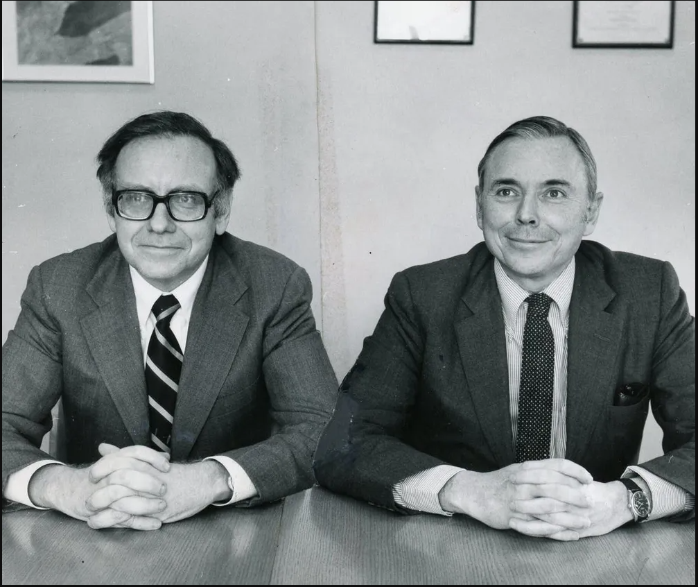 워렌 버핏과 찰리 멍거 사진