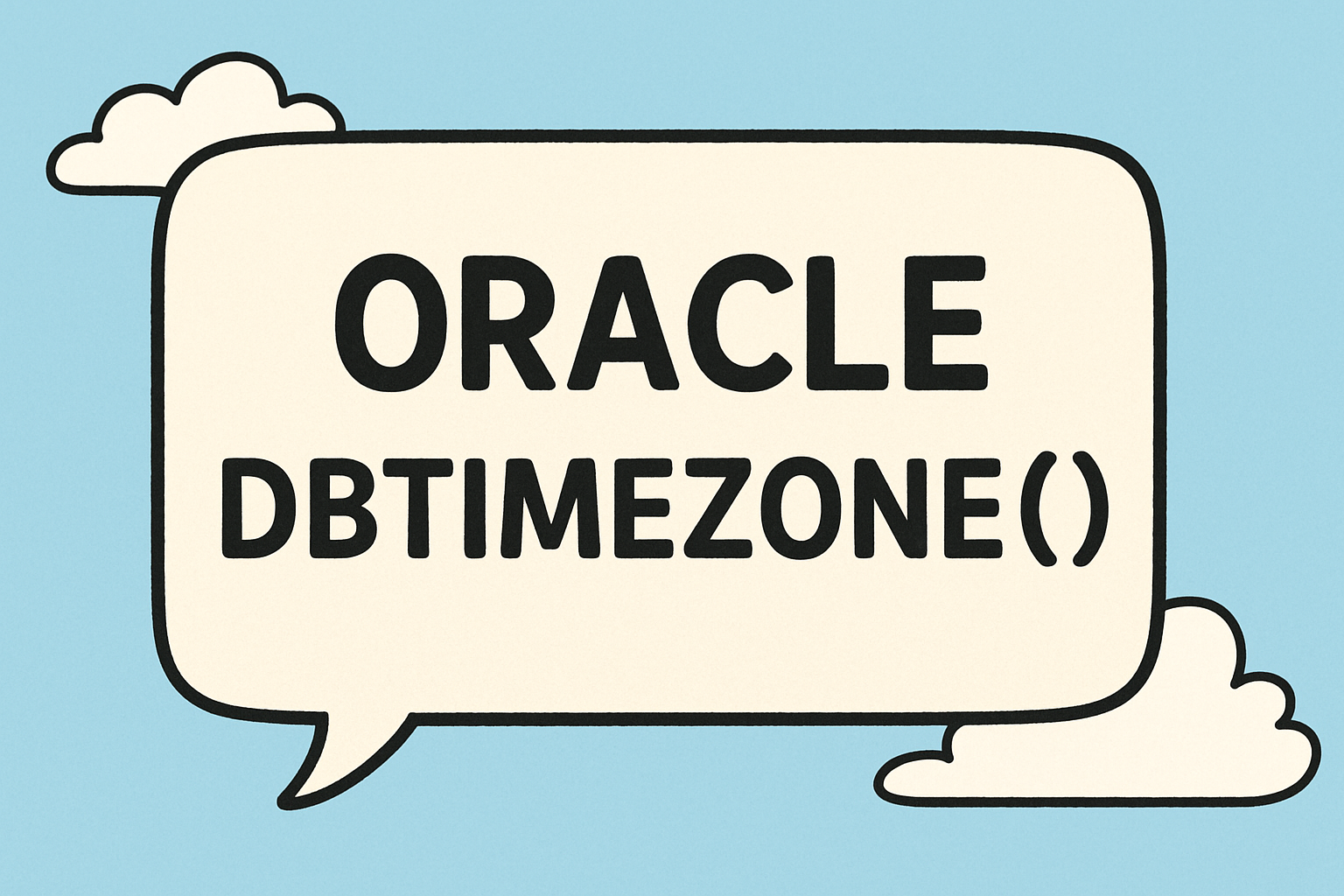 오라클 DBTIMEZONE() 함수로 데이터베이스 시간대 정확히 설정하는 방법
