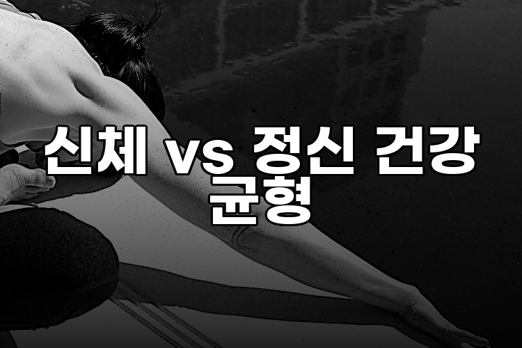 신체 vs 정신 건강 균형