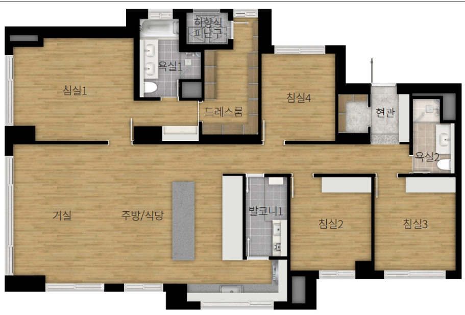 디에이치퍼스티어 아이파크 무순위 132 평면도