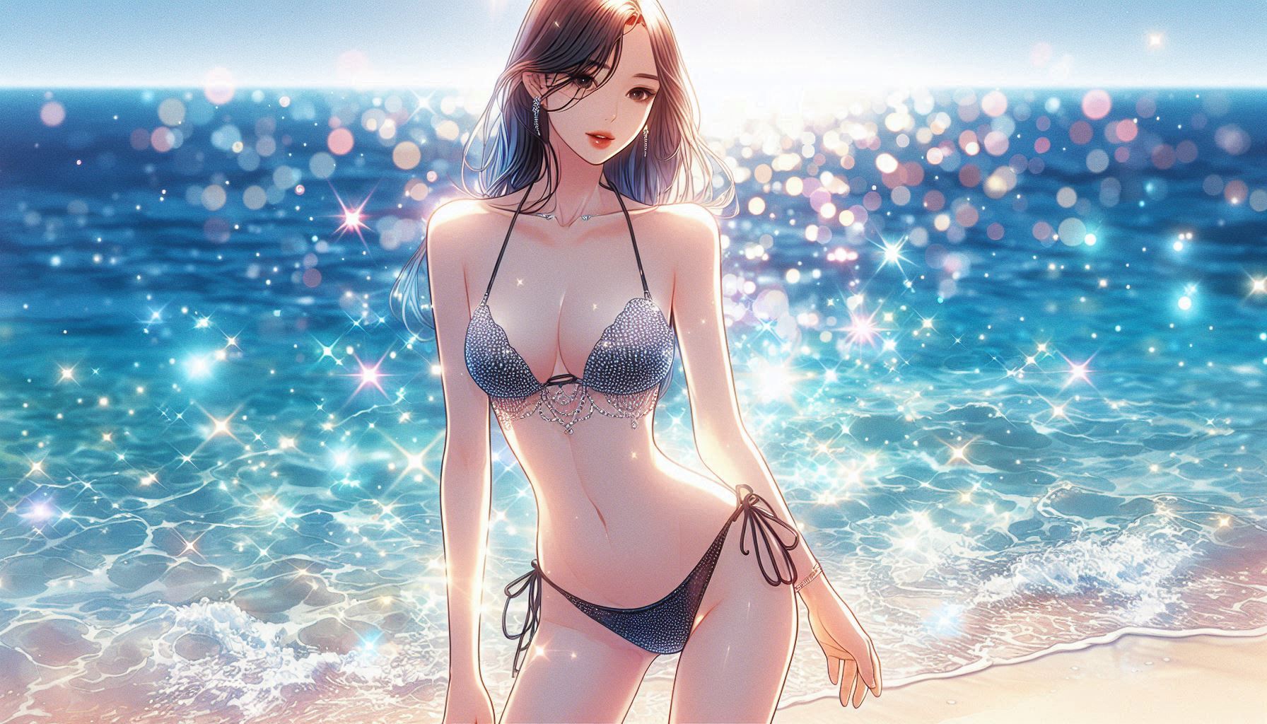 AI Art : Ocean's Muse : Ethereal Beauty 04