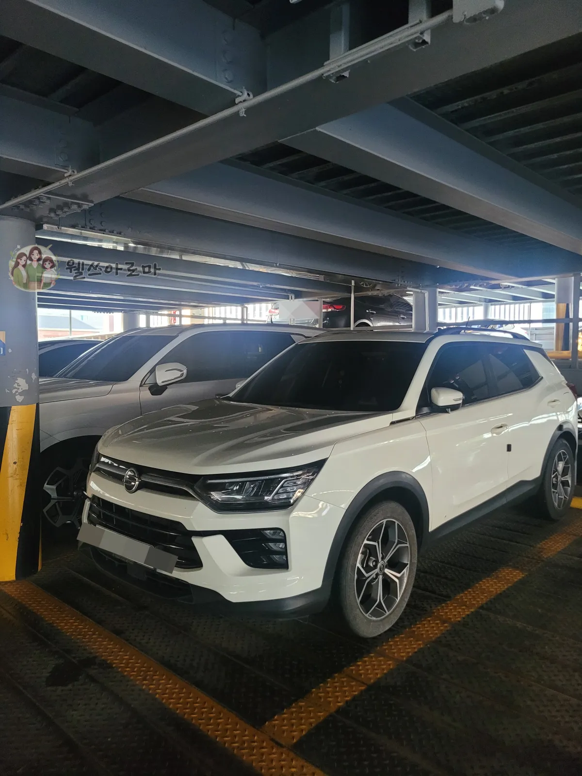 대한적십자사-본사공영주차장-주차한모습