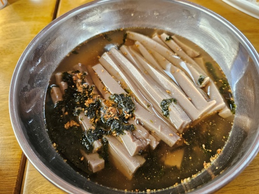 순흥선비묵집-메밀묵밥