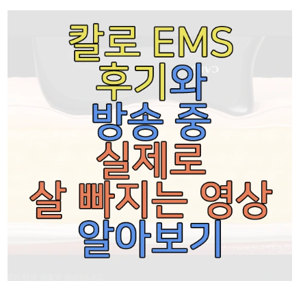 칼로 ems에 관한 글 보러 가기 링크 사진