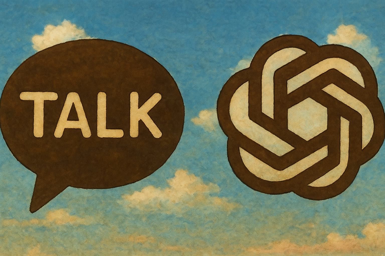 카카오톡이 챗-GPT와 AI서비스로 진화하는 이미지