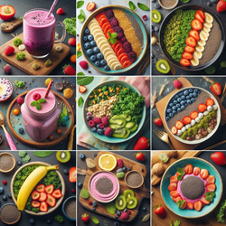  영양소를 고루 갖춘 다이어트 식단 