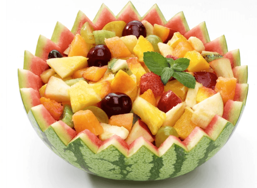 수박 화채 : 다양한 과일 토핑