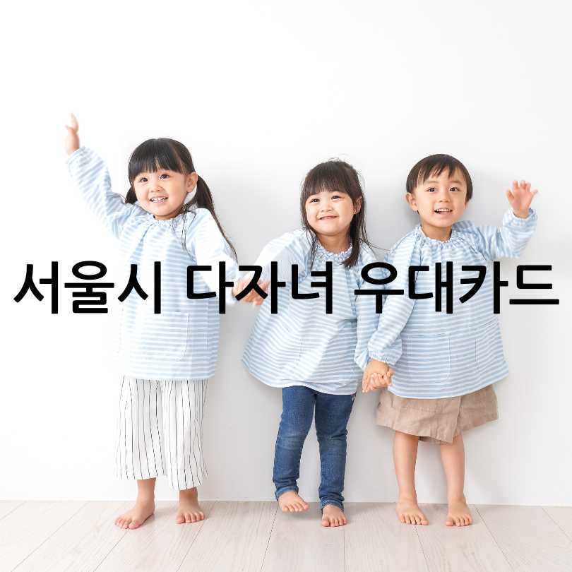 서울시 다자녀 우대카드