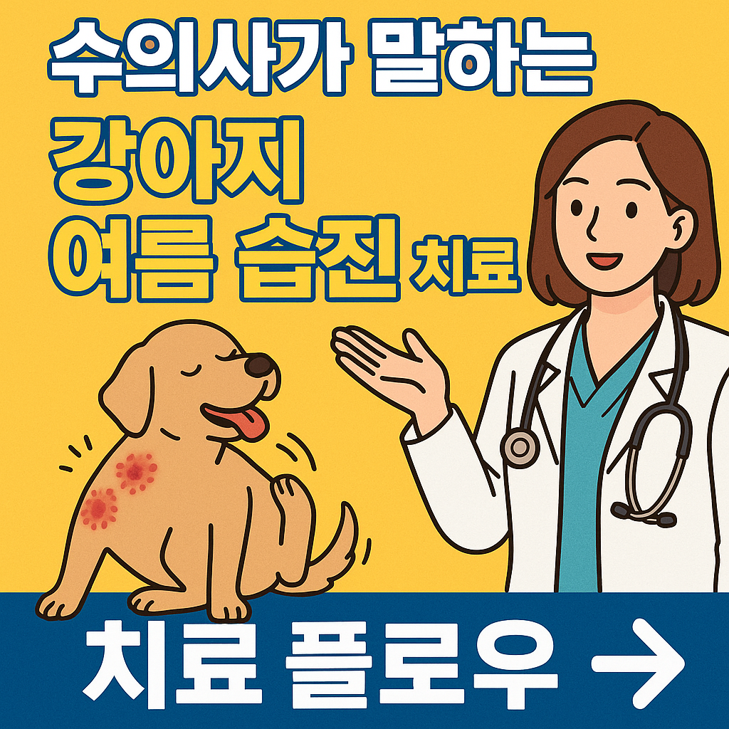 강아지 여름 습진