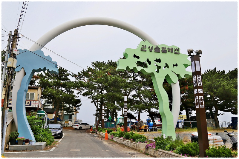 관성솔밭해변