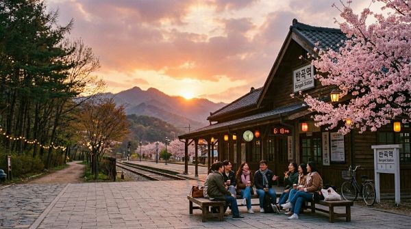 원주 바림길숲 11.3km 대장정의 종착지인 반곡역