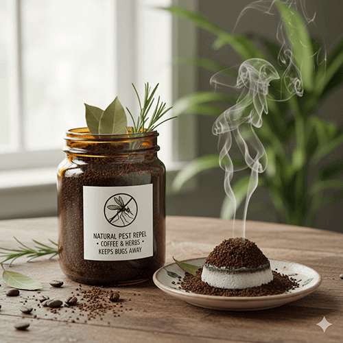 커피찌꺼기 100%활용법_벌레퇴치