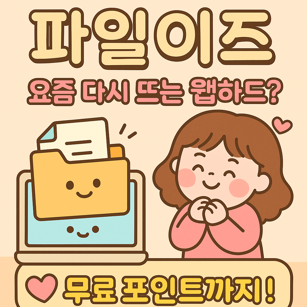 파일이즈, 요즘 사람들이 모르는 진짜 웹하드 강자?
