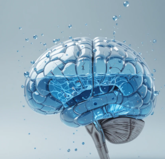 수분이 공급된 뇌