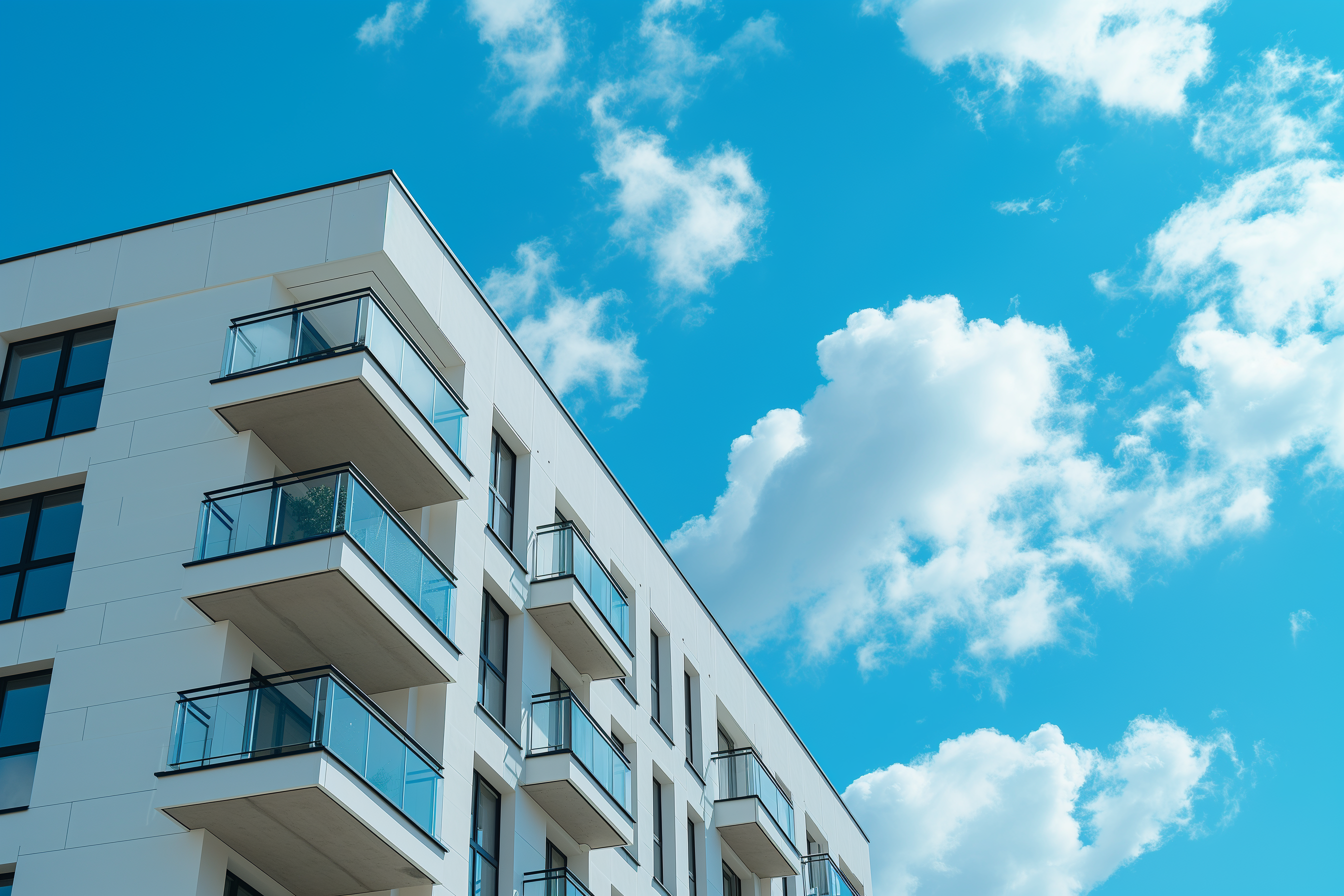 아파트 유리난간