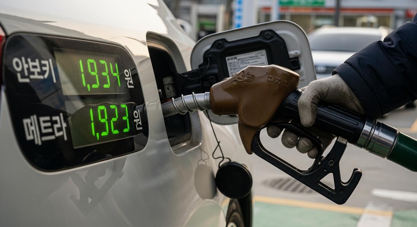 휘발유 1934원 경유 1923원
